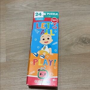 Let's All Play! 24-Piece Kids Puzzle - Blue & Orange